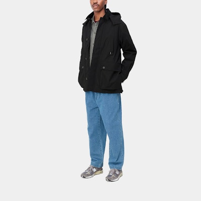 Carhartt WIP Bryce Jacket Black - Corduroy Collar, Zip Pocket, Unisex Long Sleeve. I032249-00E-XX 2