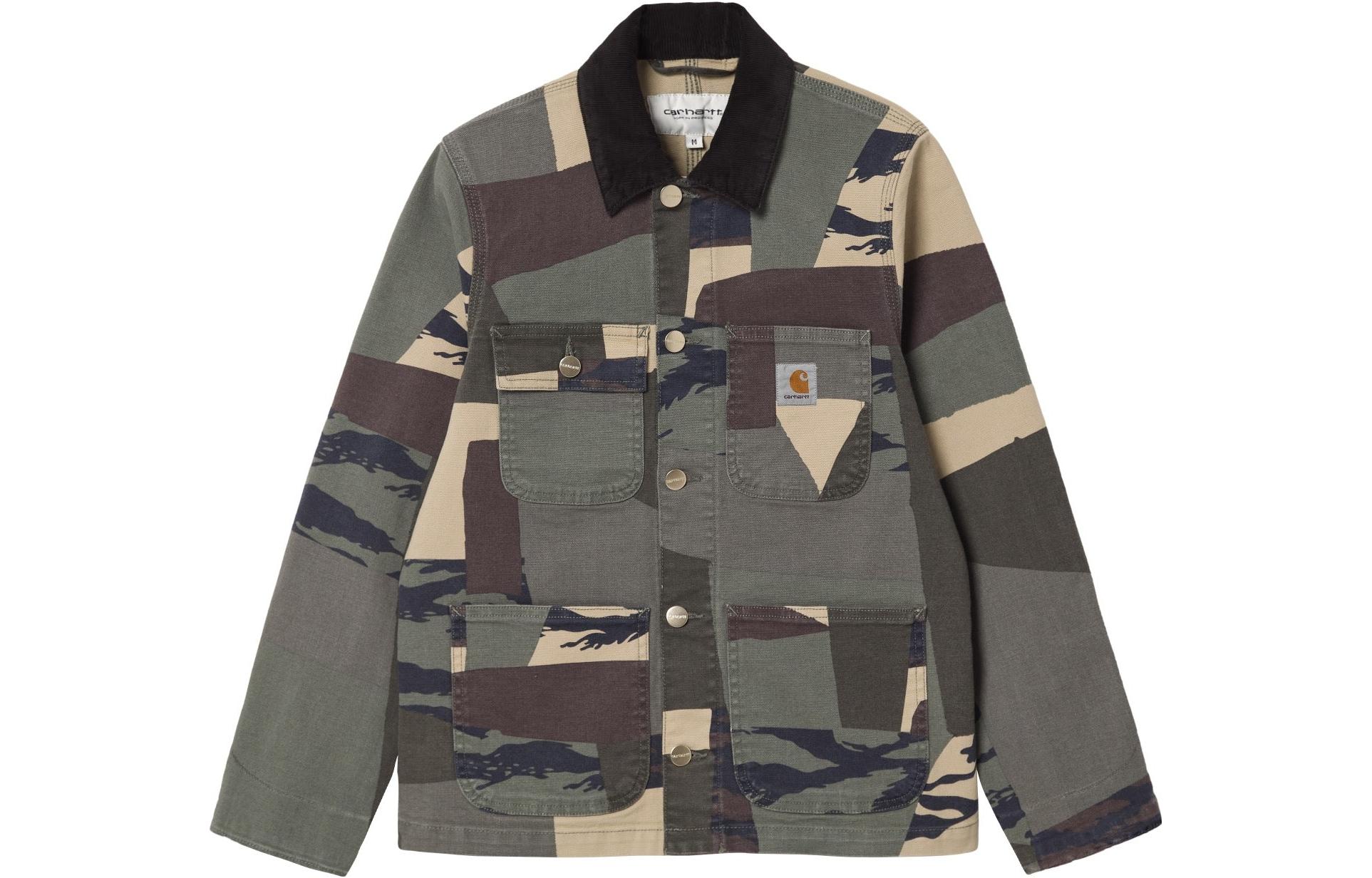 Carhartt WIP Camo Button-Up Long Sleeve Jacket Multicolor I026480-0PV-06