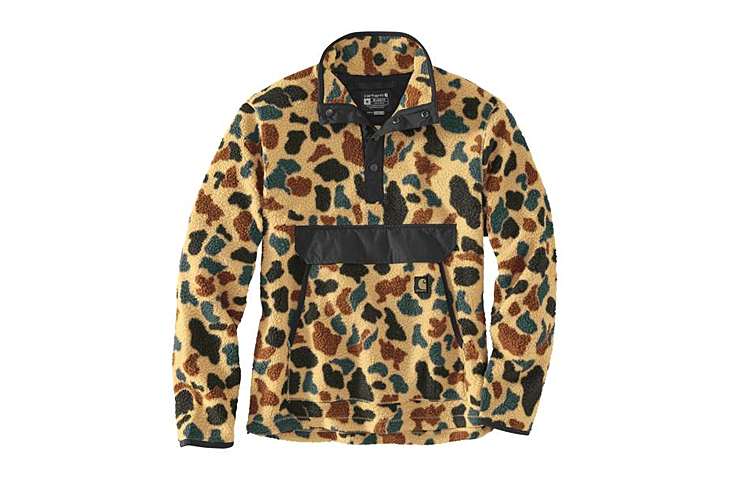Carhartt WIP Camo Fleece Pullover Sweatshirt - Camouflage 104991-A07