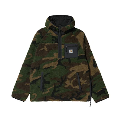 Carhartt WIP Camo Green Zip-Up Hoodie Jacket I027123-04N-XX