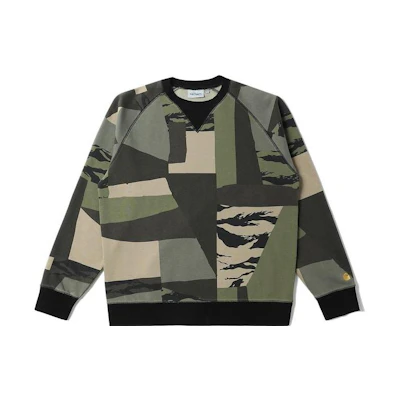 Carhartt WIP Camouflage Crewneck Sweatshirt Multicolor CHXSWI026383D-MLX