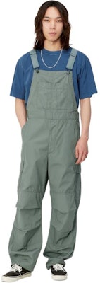 Carhartt WIP Cargo Bib Overall Loose Fit Overalls Unisex Light Green I033115-1YF-02 Shop Carhartt WIP Cargo Bib Overall Loose Fit Overalls Unisex Light Green I033115-1YF-02