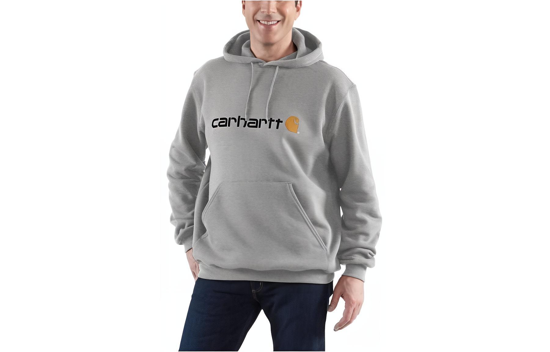 Carhartt WIP Carhartt 100074 Midweight Logo Graphic Hoodie Loose Fit Hoodie 100074 圖 4