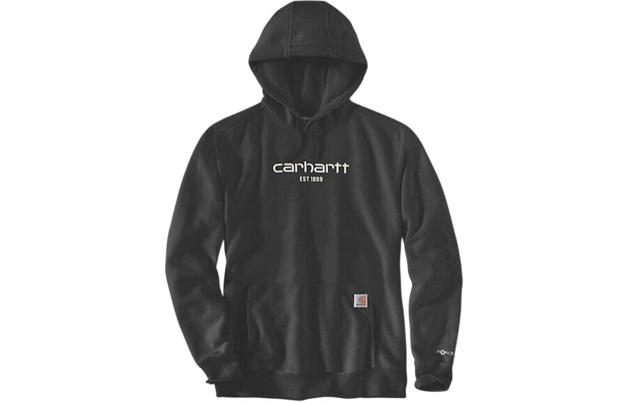 Carhartt WIP Carhartt Force Lightweight Logo Graphic Hoodie Relaxed Fit Mens Pullover Sweatshirt 106655