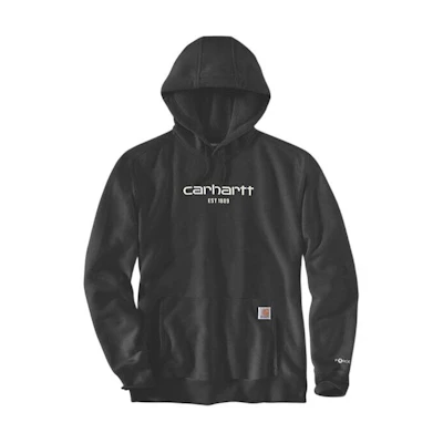 Carhartt WIP Carhartt Force Lightweight Logo Graphic Hoodie Relaxed Fit Mens Pullover Sweatshirt 106655