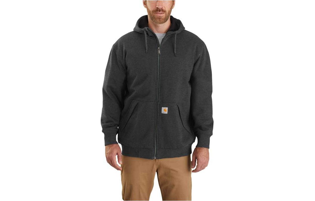 Carhartt WIP Carhartt Loose Fit Badge Graphic Zip Hoodie Midweight Long Sleeve 104078