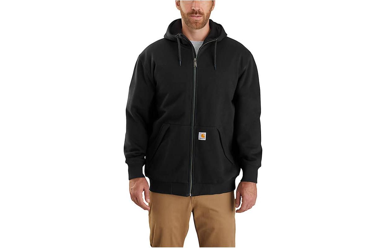 Carhartt WIP Carhartt Loose Fit Badge Graphic Zip Hoodie Midweight Long Sleeve 104078 圖 4