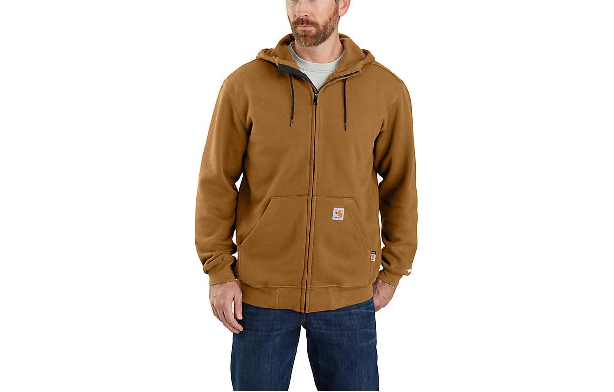 Carhartt WIP Carhartt Loose Fit Midweight Hooded Sweatshirt Badge Design Pullover - Hoodie 104982 圖 2