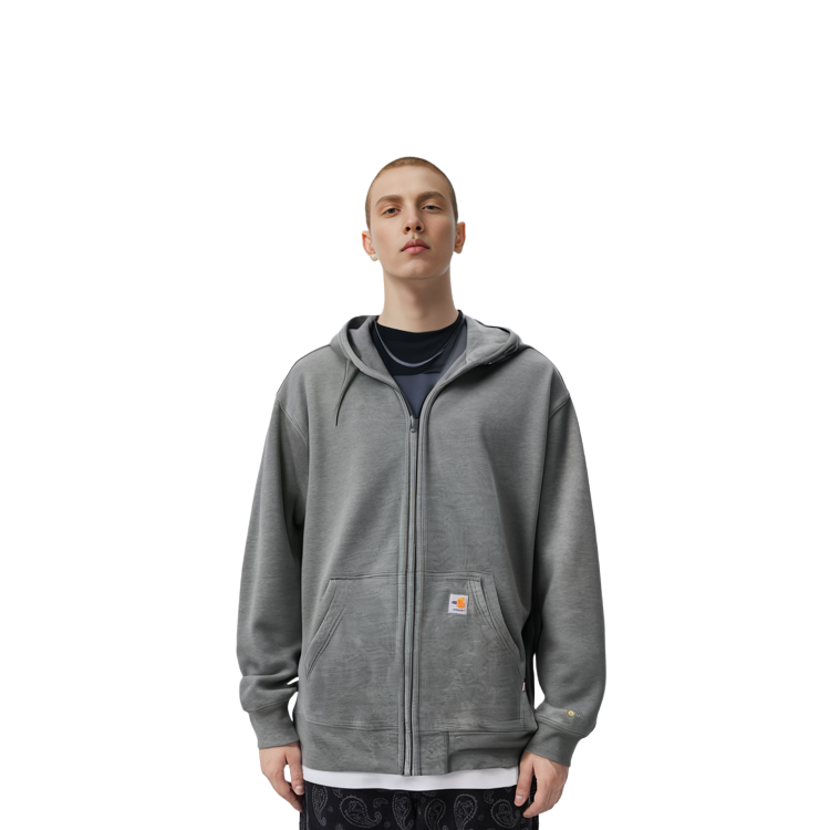 Carhartt WIP Carhartt Loose Fit Midweight Hooded Sweatshirt Badge Design Pullover - Hoodie 104982 圖 8
