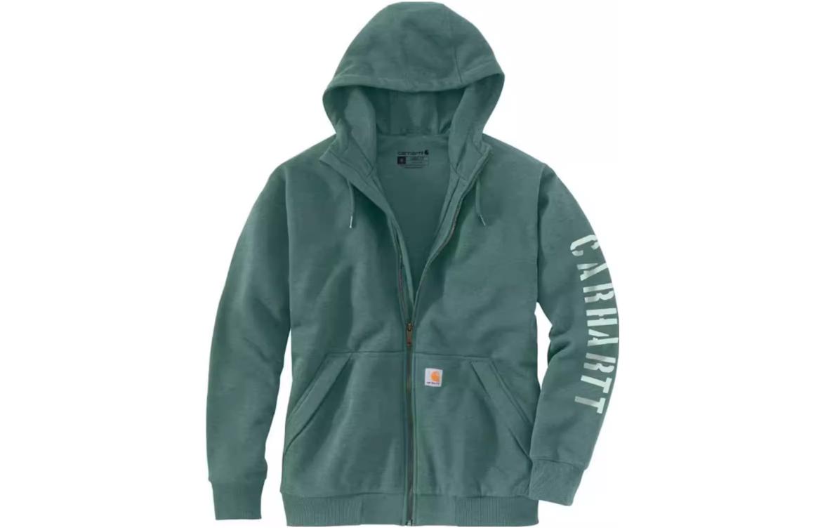 Carhartt WIP Carhartt Rain Defender Fleece-Lined Logo Graphic Hoodie Loose Fit Sweatshirt TS5443 圖 6