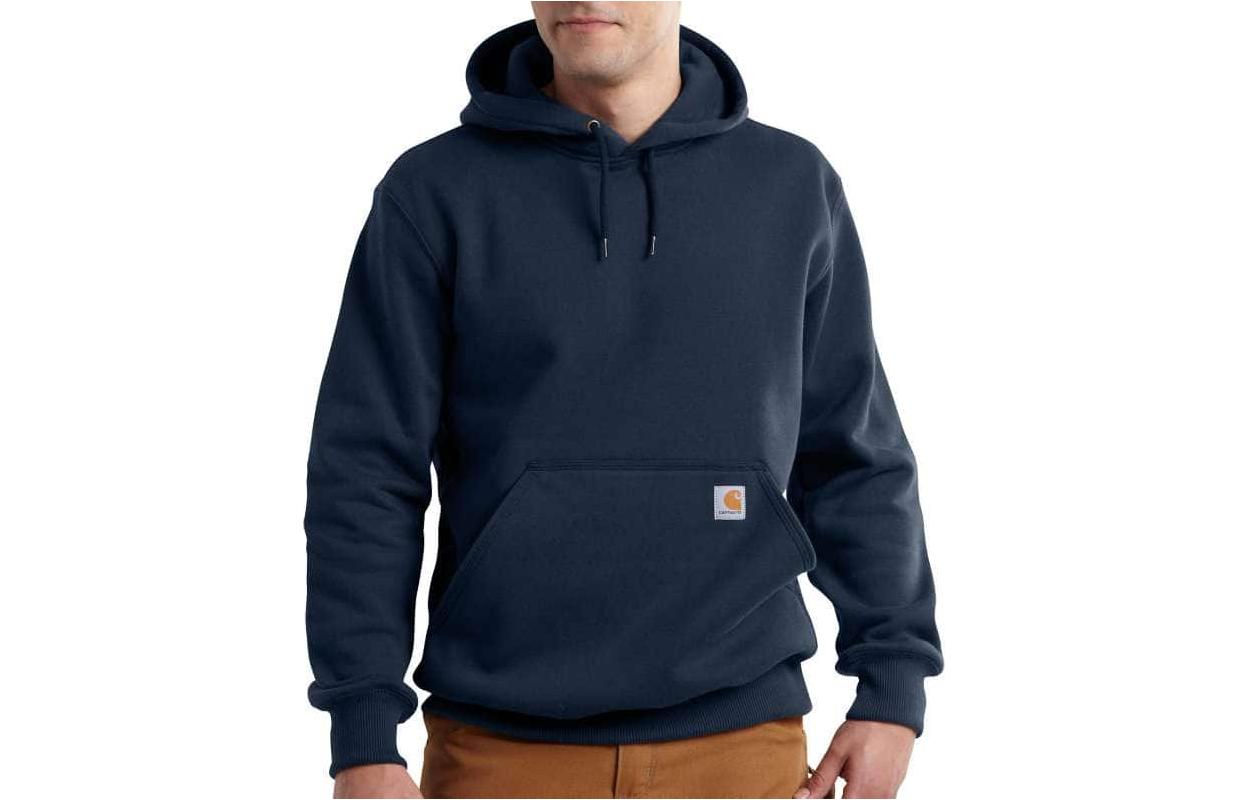 Carhartt WIP Carhartt Rain Defender Heavyweight Loose Fit Pullover Hoodie Solid Color 100615
