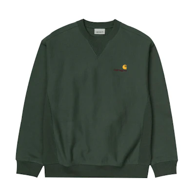 Carhartt WIP Casual Crewneck Pullover Sweatshirt Men’s Forest Green I025475-0F2-00