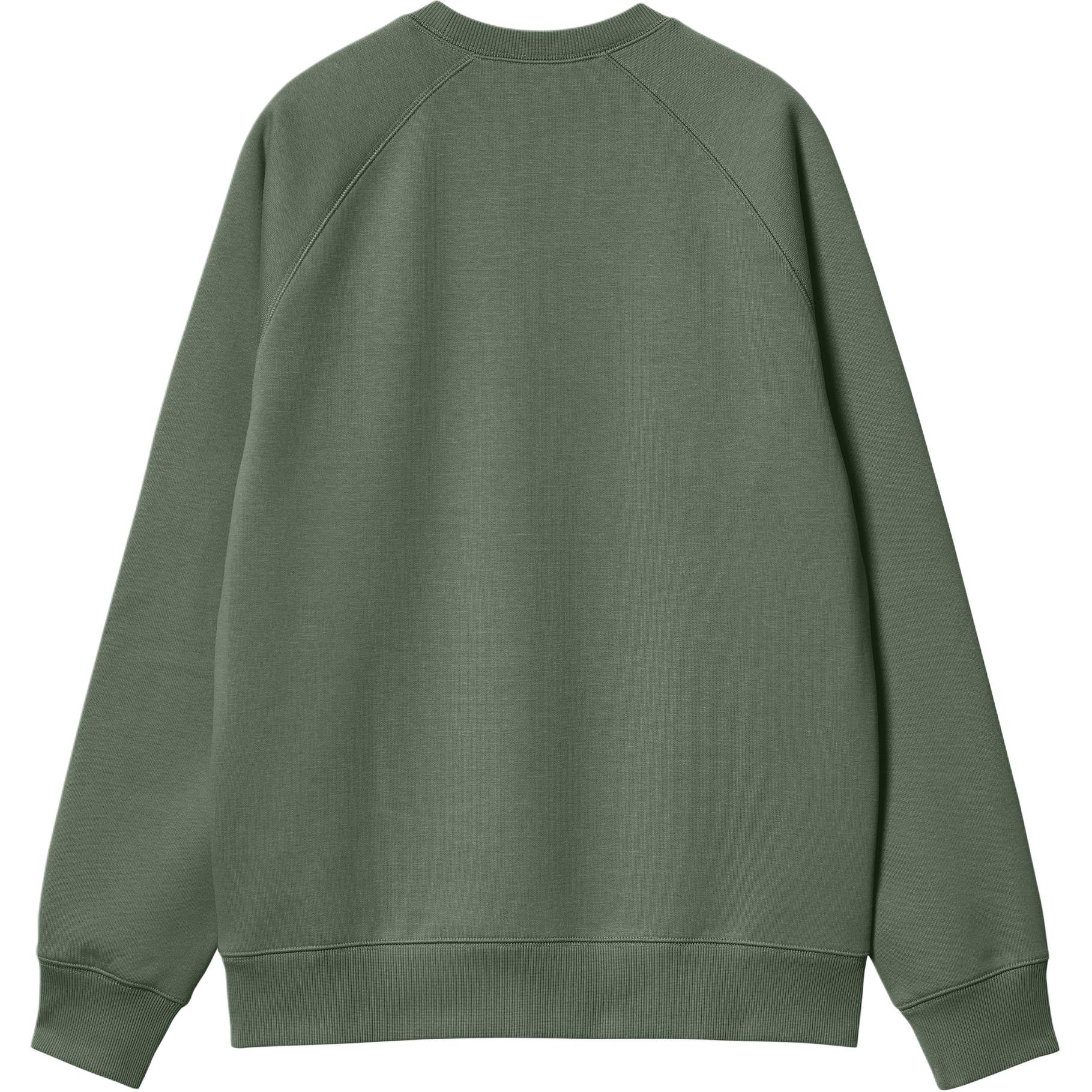 Lookbook Carhartt WIP Chase 鸭绿刺绣男女通款圆领卫衣 I033660-29Y-XX