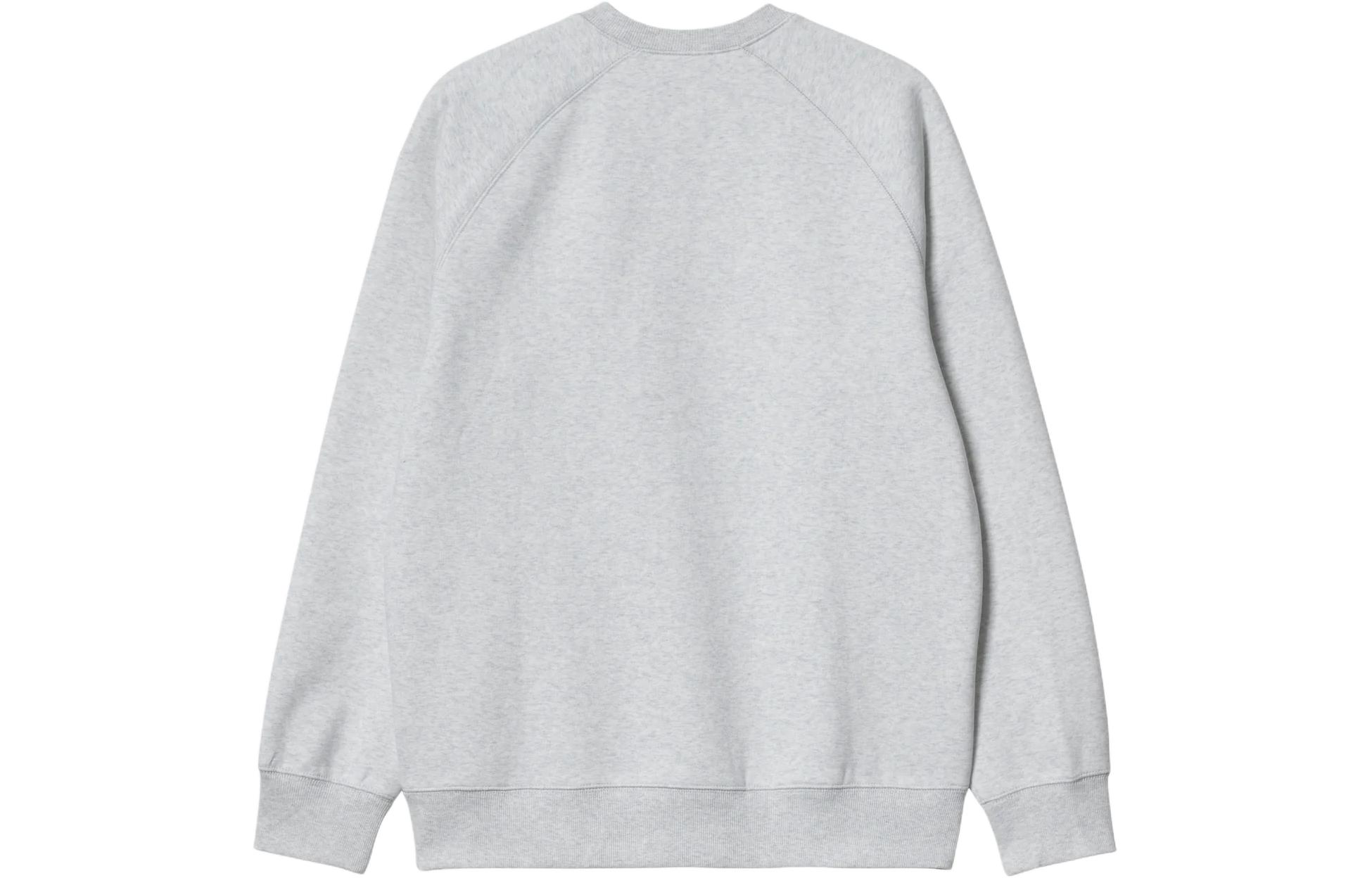 Lookbook Carhartt WIP 灰色刺绣C标长袖套头衫 I033660-00J-XX