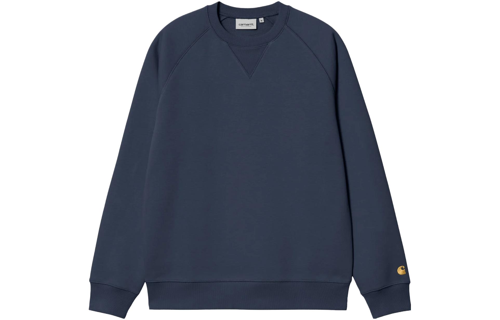 Carhartt WIP Chase Crewneck Sweatshirt Long Sleeve Blue I033660-1YU-XX
