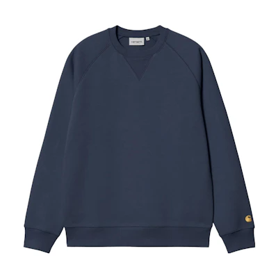 Carhartt WIP Chase Crewneck Sweatshirt Long Sleeve Blue I033660-1YU-XX