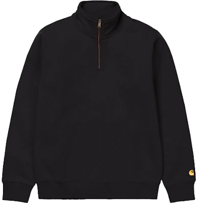 Carhartt WIP Chase 半開襟黑色長袖衛衣外套 I027038-00F-XX Buy Carhartt WIP Chase 半開襟黑色長袖衛衣外套 I027038-00F-XX