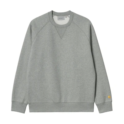 Carhartt WIP Chase Heavyweight Crewneck Sweatshirt Grey - Long Sleeve I033660-00M-XX