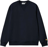 Carhartt WIP Chase Sweatshirt Deep Navy Blue Crewneck Pullover I033660-00H-XX Carhartt WIP Chase Sweatshirt Deep Navy Blue Crewneck Pullover I033660-00H-XX