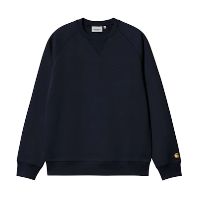Carhartt WIP Chase Sweatshirt Deep Navy Blue Crewneck Pullover I033660-00H-XX