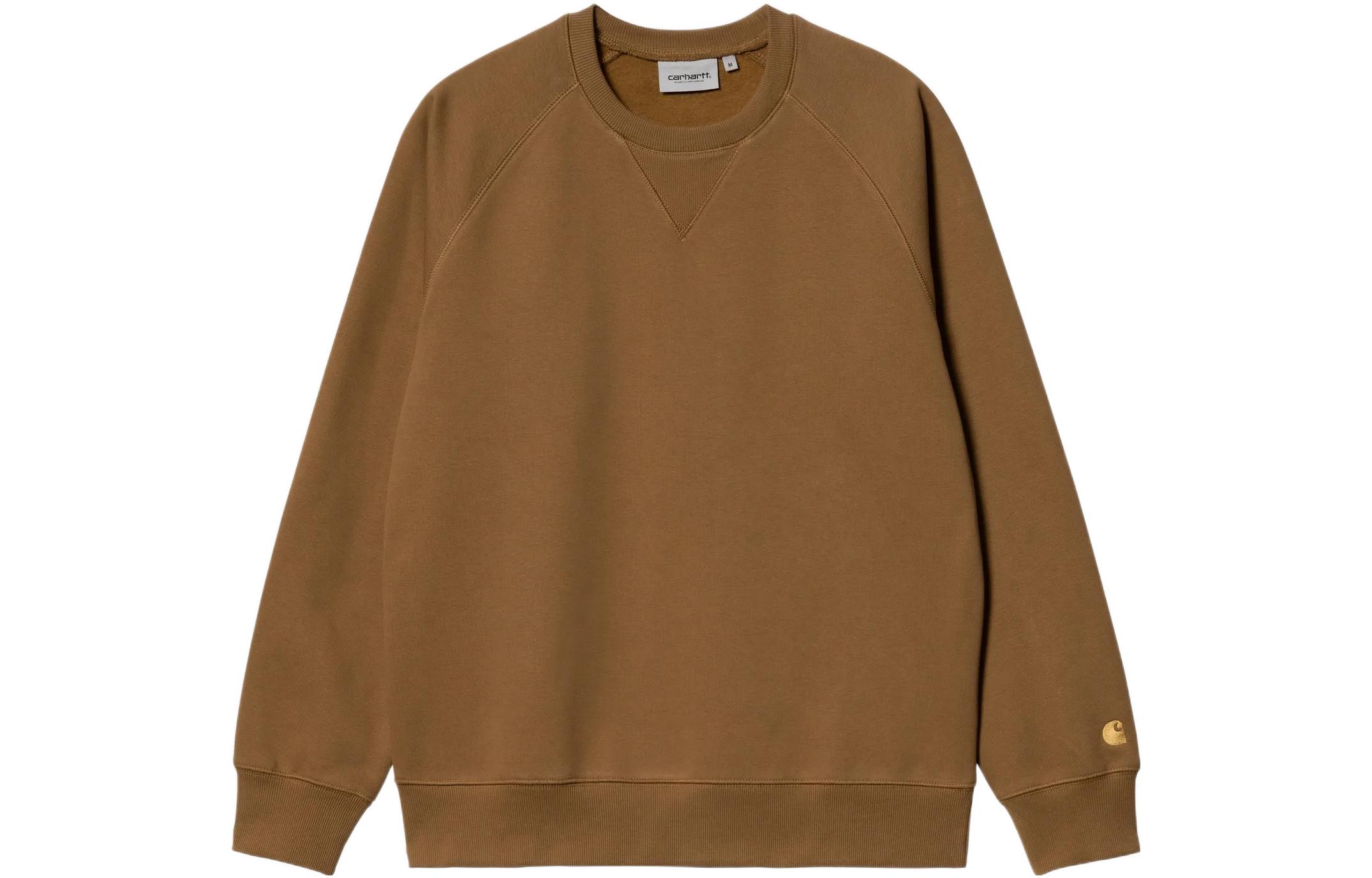 Carhartt WIP Chase Sweatshirt Hamilton Brown Raglan Crewneck Men’s Brown Pullover I026383-00Y-XX