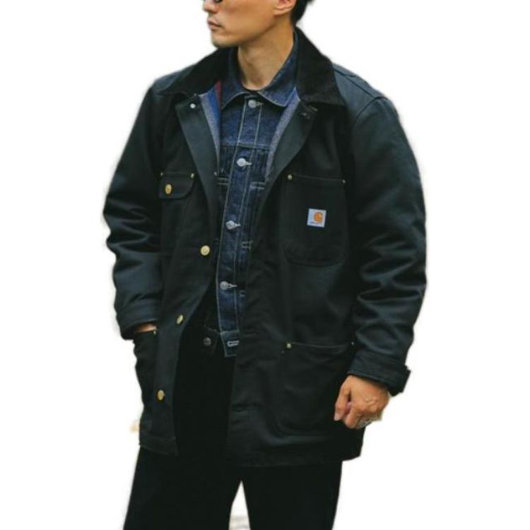 Purchase Carhartt WIP Chore Coat Loose Fit Blanket Lined Michigan Duck Jacket for Men 103825