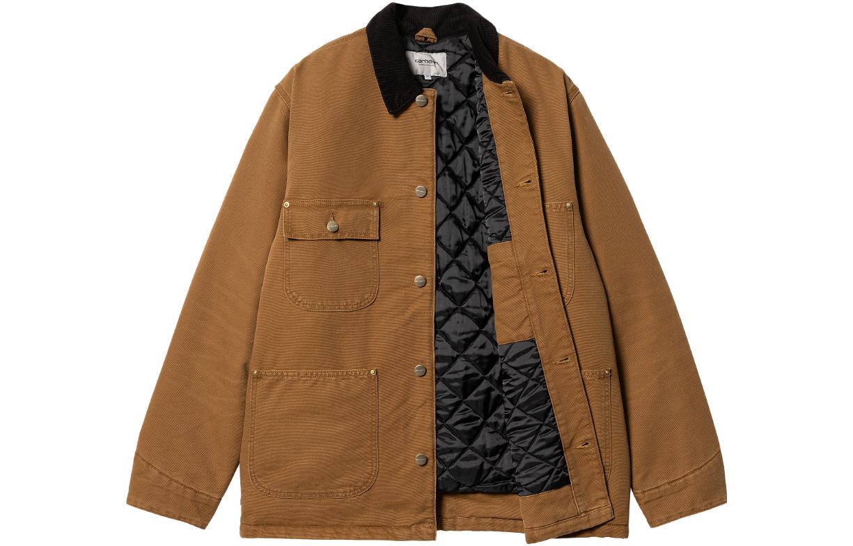 Lookbook カーハート WIP チョアコート OG ミシガンフィット ジャケット ブラウン メンズ I027357-1QB-3K