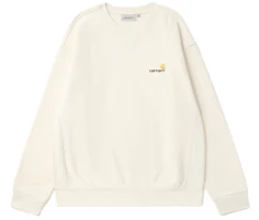 Carhartt WIP Classic Logo Embroidered Crewneck Sweatshirt Unisex CHXSWF23I475L Carhartt WIP Classic Logo Embroidered Crewneck Sweatshirt Unisex CHXSWF23I475L