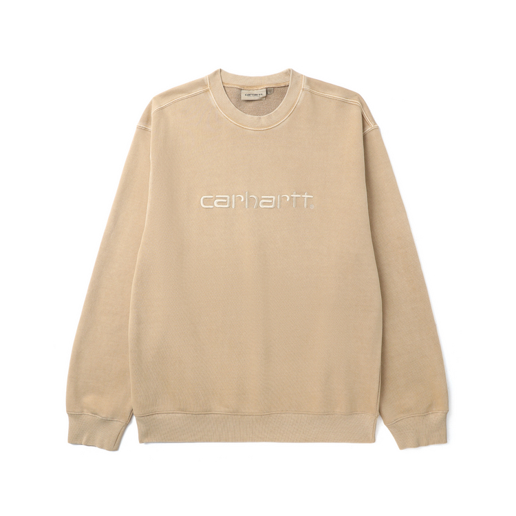 Carhartt WIP Classic Logo Embroidered Washed Crewneck Sweatshirt Unisex AW CHXSWF23I788L