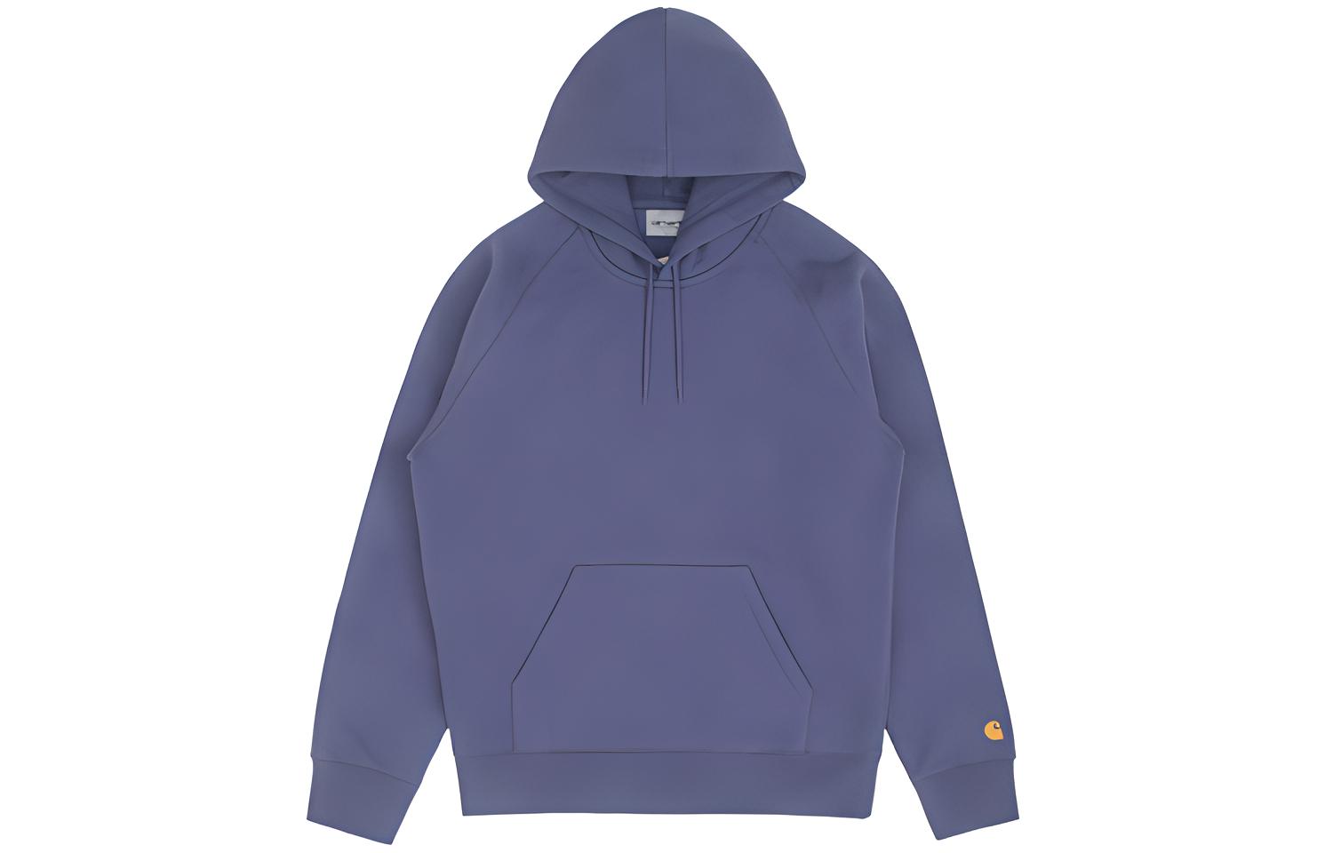 Carhartt WIP Classic Logo Fleece Hoodie Winter Purple CHXSWI026384F-PPX