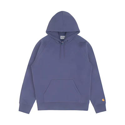 Carhartt WIP Classic Logo Fleece Hoodie Winter Purple CHXSWI026384F-PPX