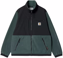 Carhartt WIP Colorblock Fleece Jacket Zip-Up Green I029459-0GA-XX Carhartt WIP Colorblock Fleece Jacket Zip-Up Green I029459-0GA-XX