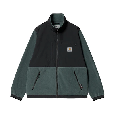 Carhartt WIP Colorblock Fleece Jacket Zip-Up Green I029459-0GA-XX