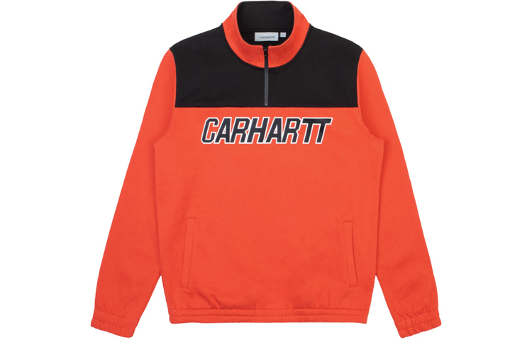 Carhartt WIP Colorblock Fleece Sweatshirt Winter Orange CHXJKA192021D-ORX