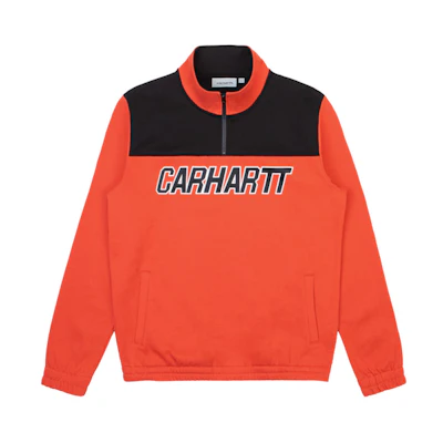 Carhartt WIP Colorblock Fleece Sweatshirt Winter Orange CHXJKA192021D-ORX