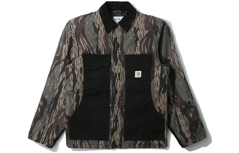 Carhartt WIP Colorblock Logo Patch Collared Jacket Multicolor CHXJK029769CH-MLX