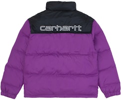 Carhartt WIP Colorblock Quilted Puffer Jacket Winter Purple CHXDNA192002D-PPX Carhartt WIP Colorblock Quilted Puffer Jacket Winter Purple CHXDNA192002D-PPX