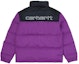 Buy Carhartt WIP 拼色絎縫羽絨外套 冬季紫色 CHXDNA192002D-PPX