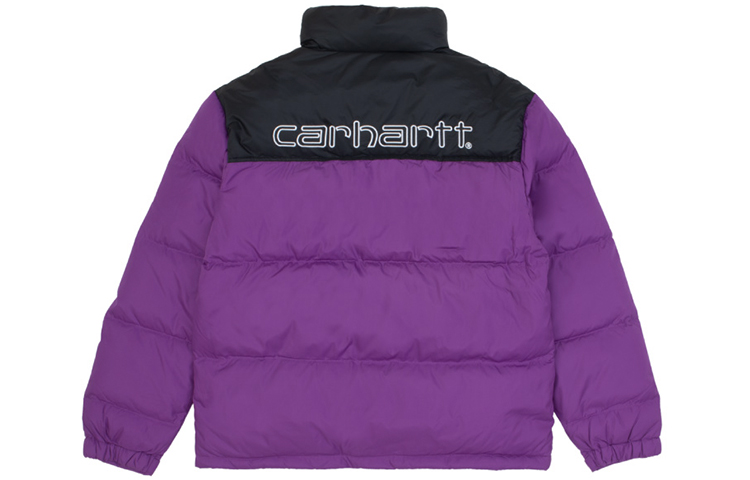 Order Carhartt WIP 拼色絎縫羽絨外套 冬季紫色 CHXDNA192002D-PPX