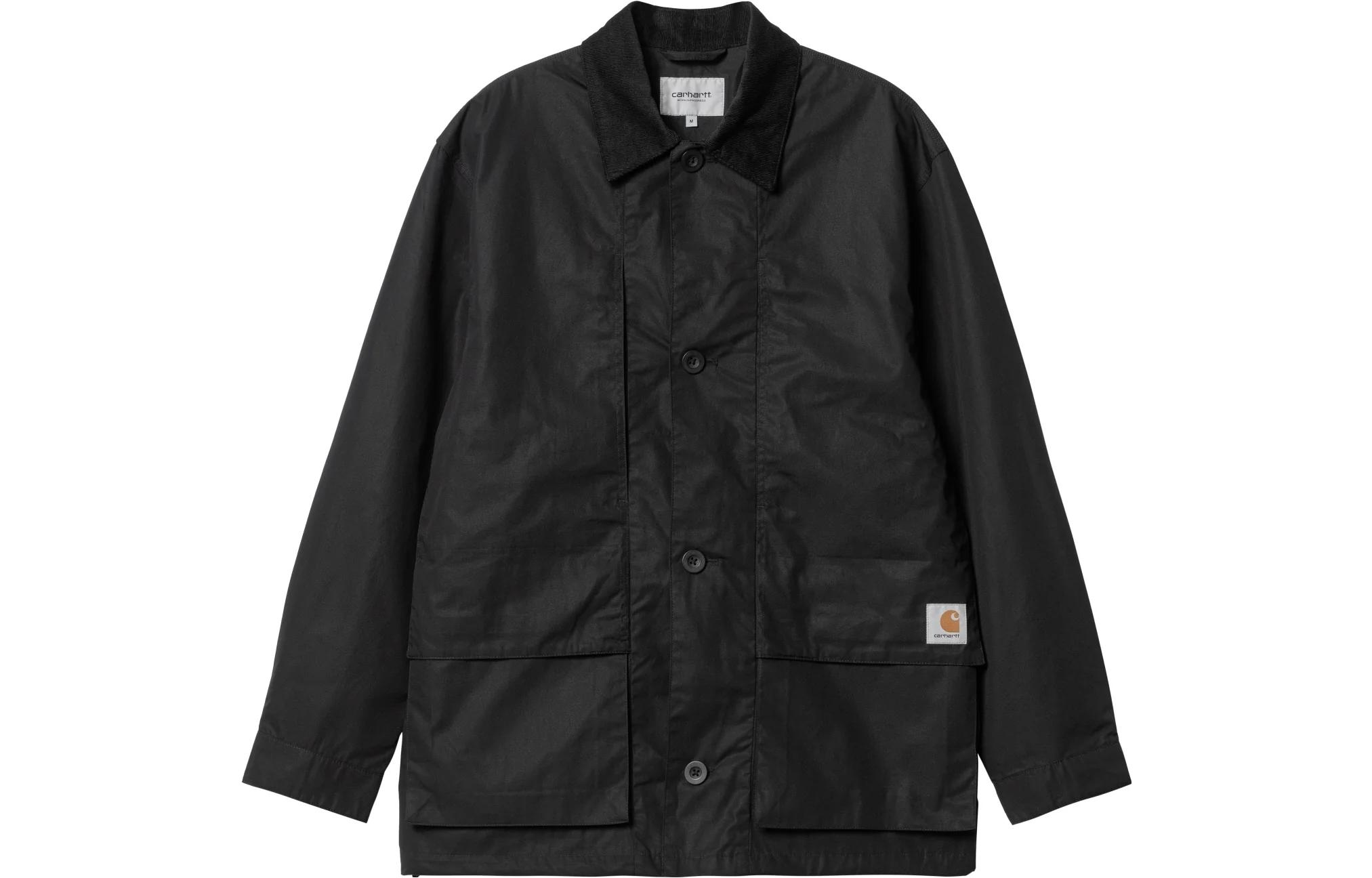 Carhartt WIP Corduroy Collar Logo Patch Jacket in Solid Color I031355-00E-XX