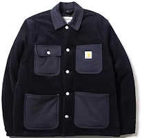Carhartt WIP Corduroy Multi-Pocket Work Jacket Navy Unisex. I027367-1C-02 Carhartt WIP Corduroy Multi-Pocket Work Jacket Navy Unisex. I027367-1C-02