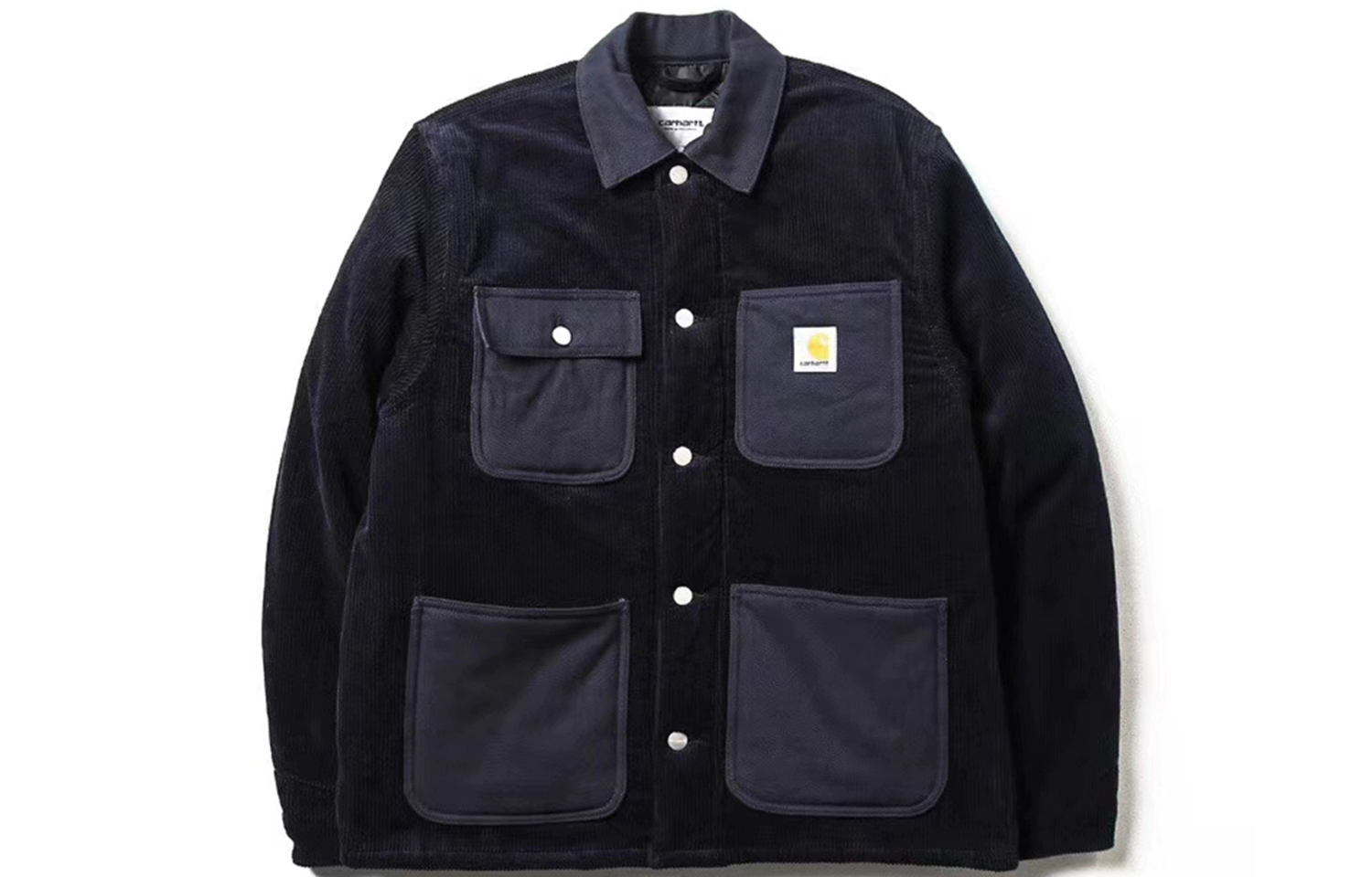 Order Carhartt WIP Jaket Kerja Corduroy Navy Multi-Pocket Unisex. I027367-1C-02