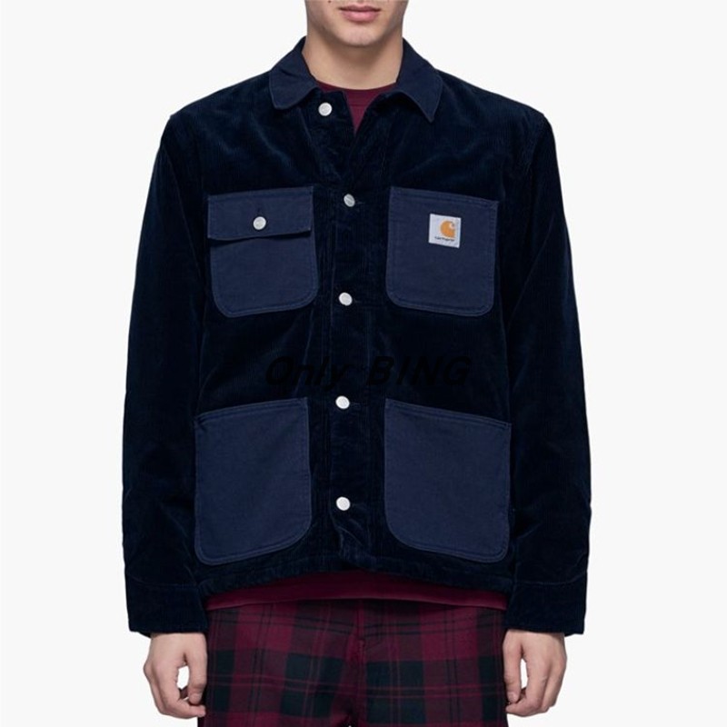 Lookbook Carhartt WIP Jaket Kerja Corduroy Navy Multi-Pocket Unisex. I027367-1C-02