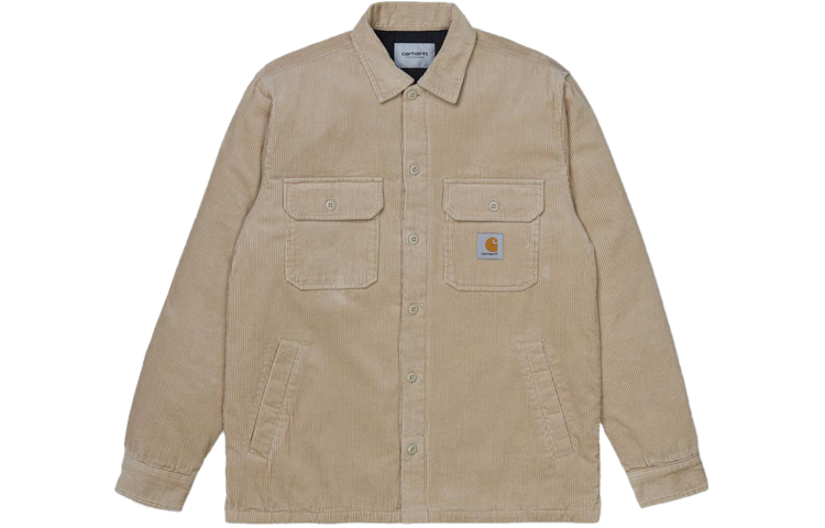 Carhartt WIP Corduroy Shirt Jacket Denim Outerwear Light Brown I028827-G1-00