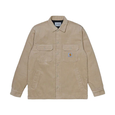 Carhartt WIP Corduroy Shirt Jacket Denim Outerwear Light Brown I028827-G1-00