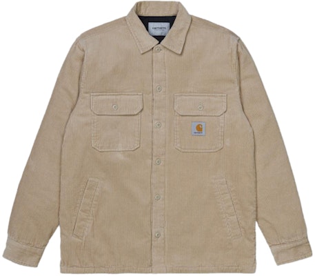 Carhartt WIP Corduroy Shirt Jacket Denim Outerwear Light Brown I028827-G1-00 Order Carhartt WIP Corduroy Shirt Jacket Denim Outerwear Light Brown I028827-G1-00
