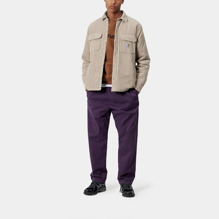 Shop Carhartt WIP Corduroy Shirt Jacket Denim Outerwear Light Brown I028827-G1-00