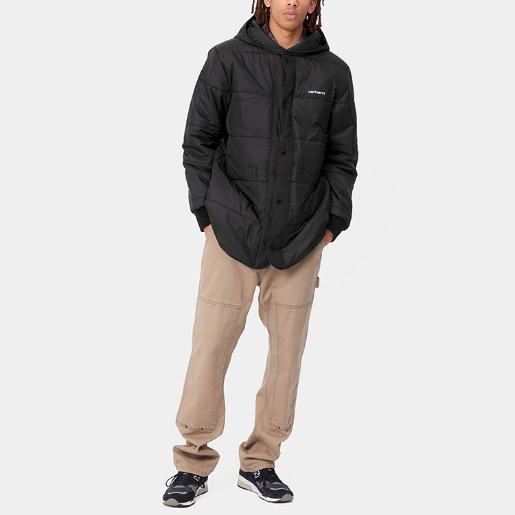 Carhartt WIP Cotton Zip-Up Hoodie Parka Jacket Black I029455-26-XX 圖 7