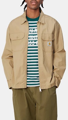 Carhartt WIP Craft Zip Shirt Long Sleeve Khaki Casual Shirt. I032962-1YA-02 Purchase Carhartt WIP Craft Zip Shirt Long Sleeve Khaki Casual Shirt. I032962-1YA-02