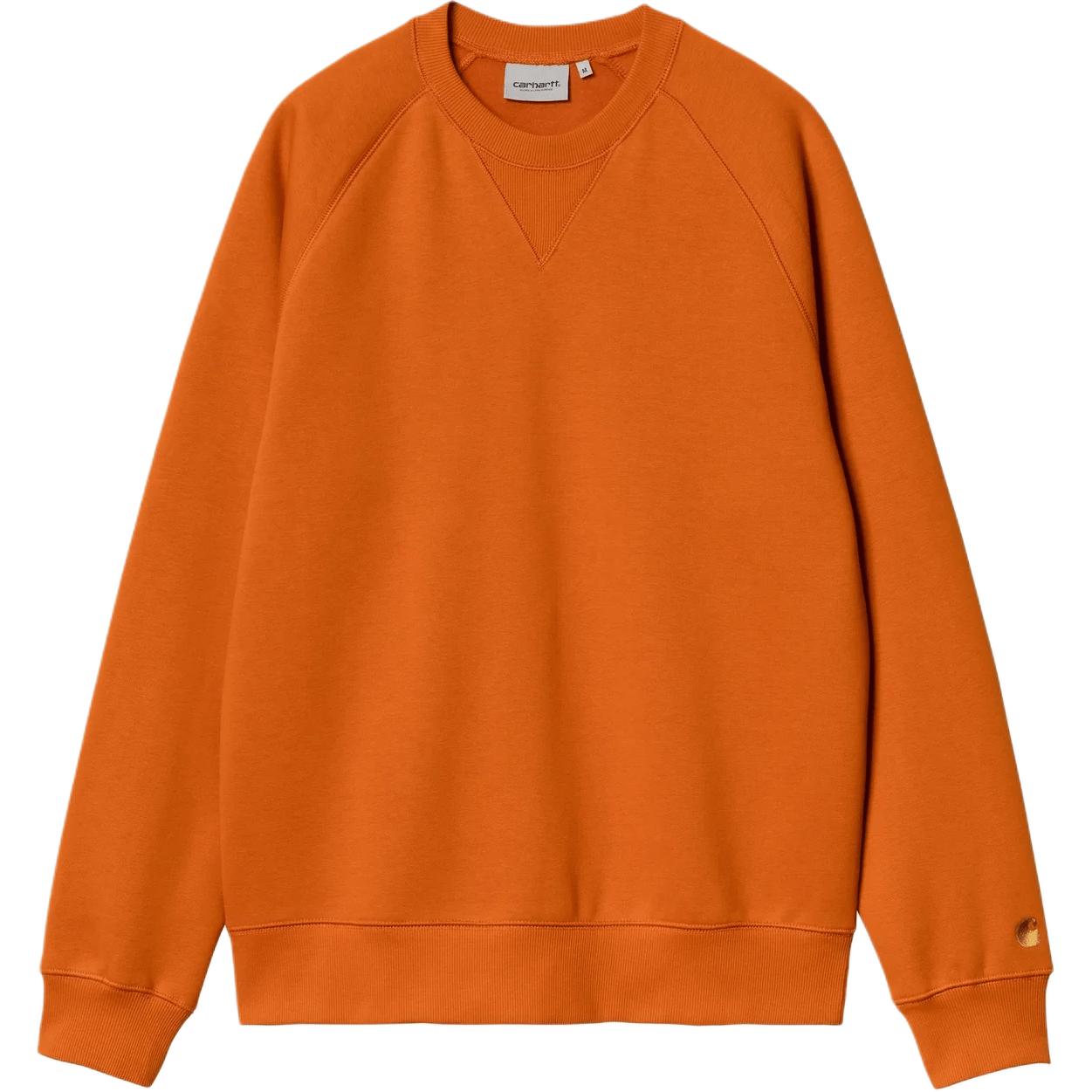 Carhartt WIP Crewneck Sweatshirt with Embroidered C Logo I033660-2GP-XX